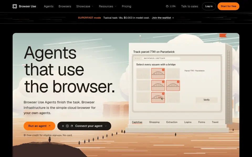 Vista previa de Browser Use