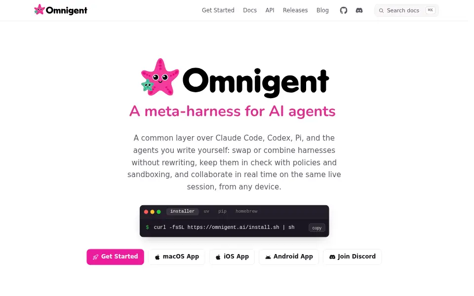 Vista previa de Omnigent