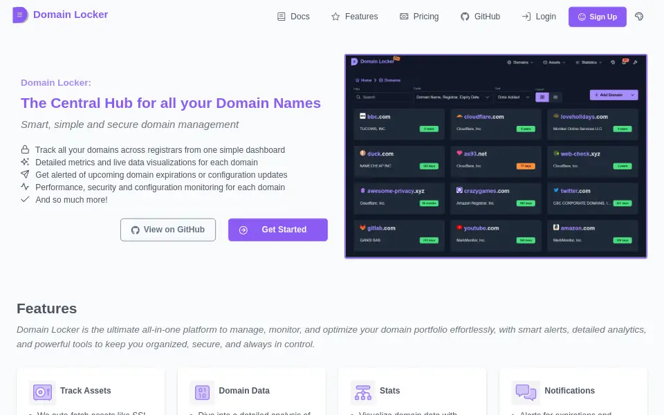 Vista previa de domain-locker