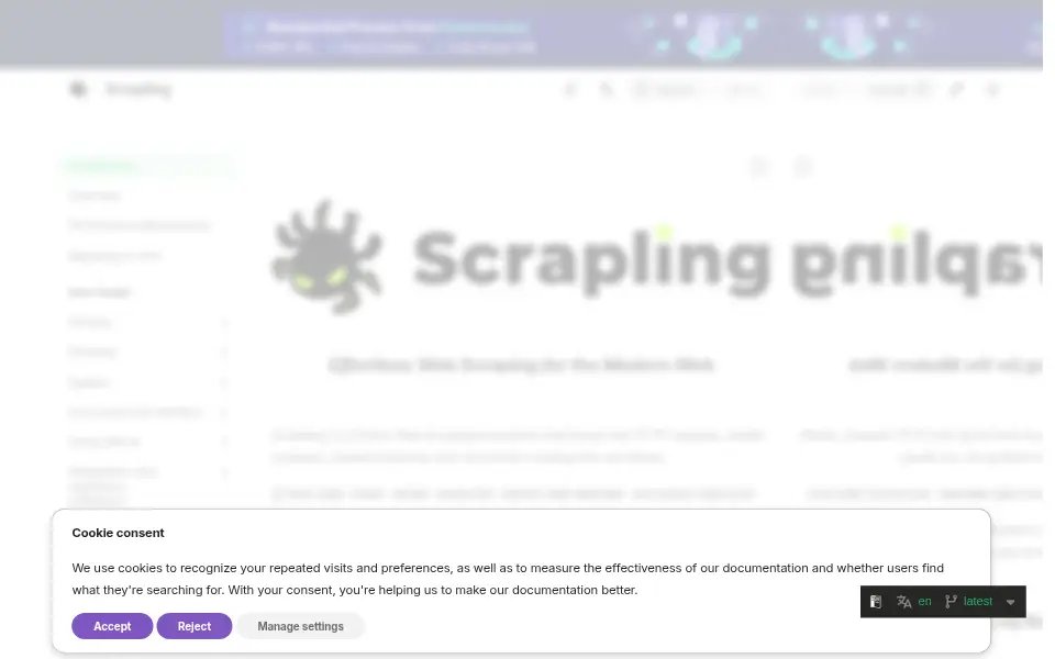 Vista previa de Scrapling