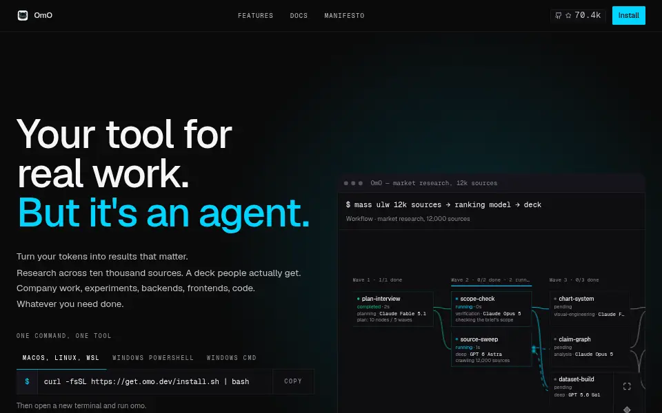 Vista previa de Oh My OpenAgent