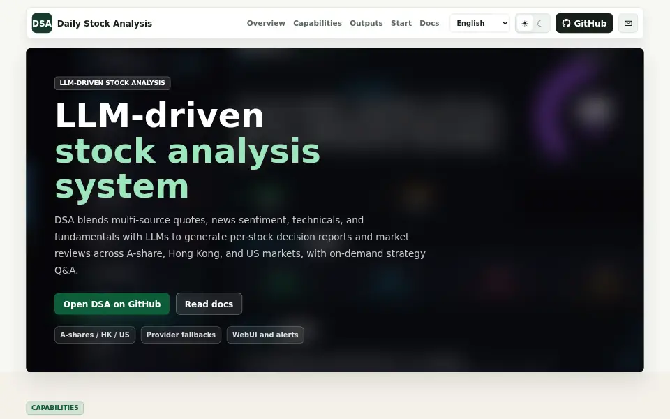 Vista previa de Daily Stock Analysis