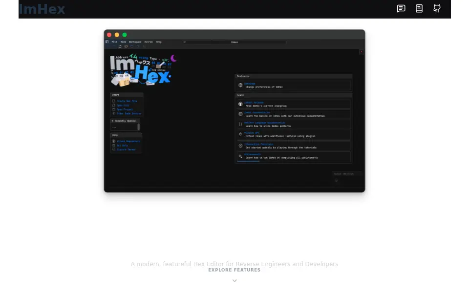 Vista previa de ImHex