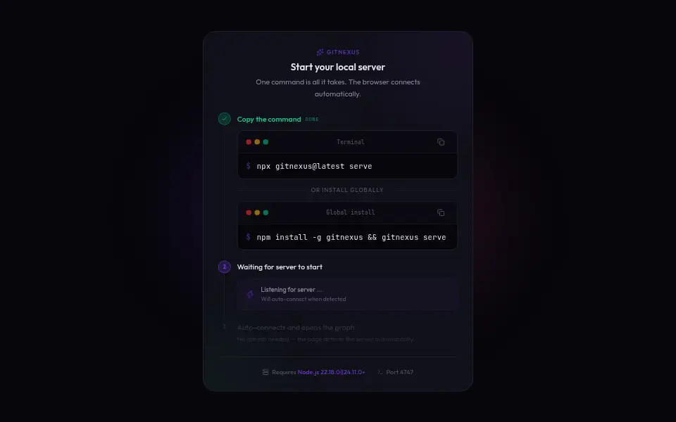 Vista previa de GitNexus