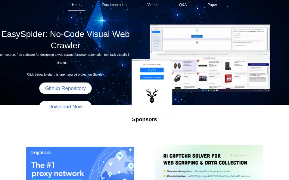 Vista previa de EasySpider