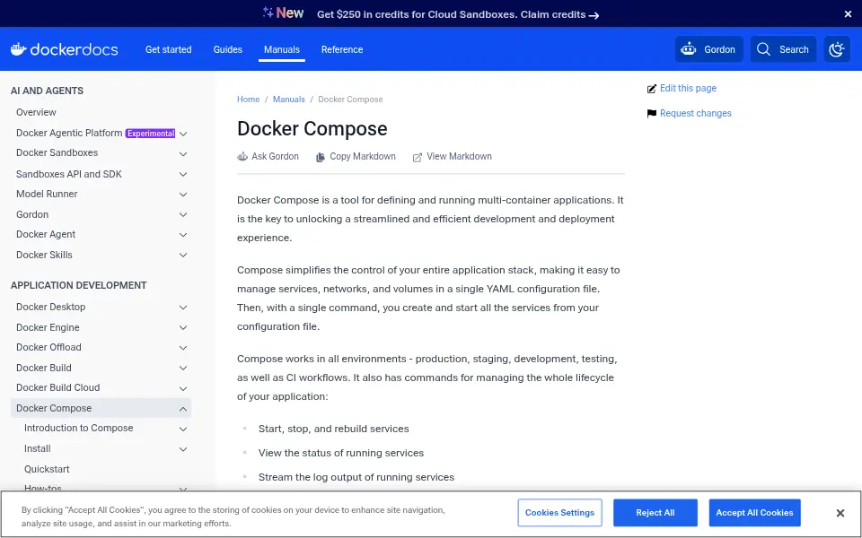 Vista previa de Docker Compose