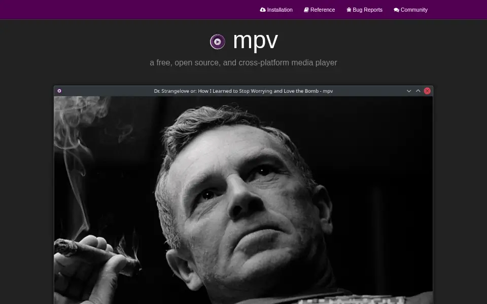 Vista previa de mpv