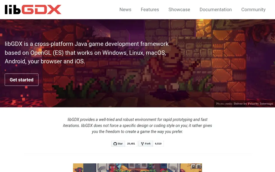 Vista previa de libGDX