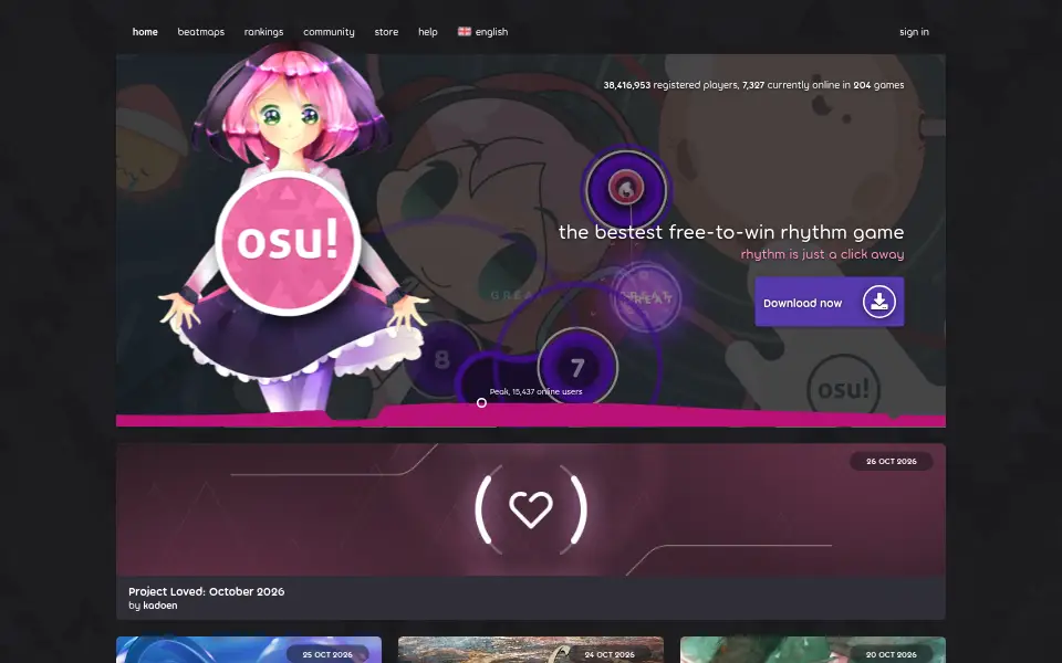 Vista previa de osu!